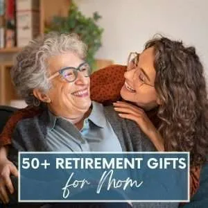 Daughter shows love to mother with a retirement gift.