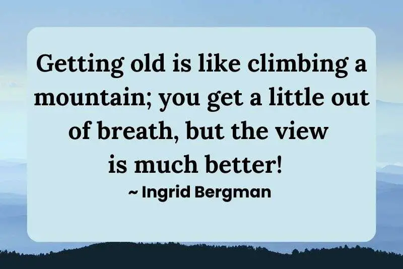 Retirement quote by Ingrid Bergman