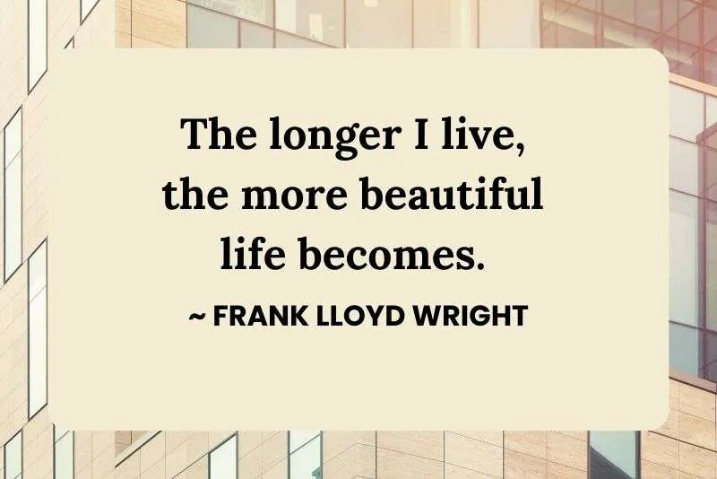 Retirement quote by Frank Lloyd Wright