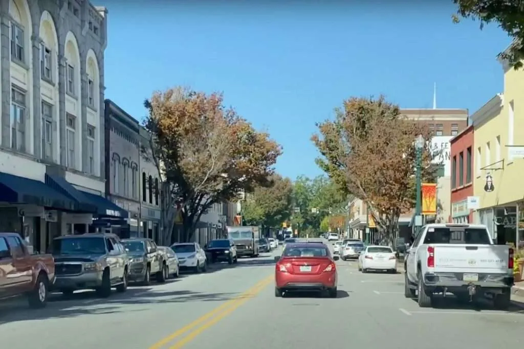 Street view of Concord, NC