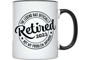 funny retirement mug